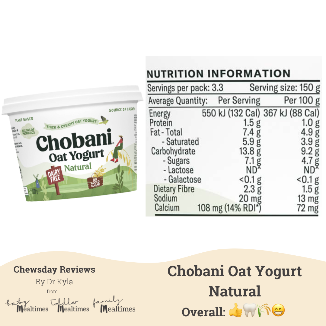 Chobani Oat Yogurt Natural