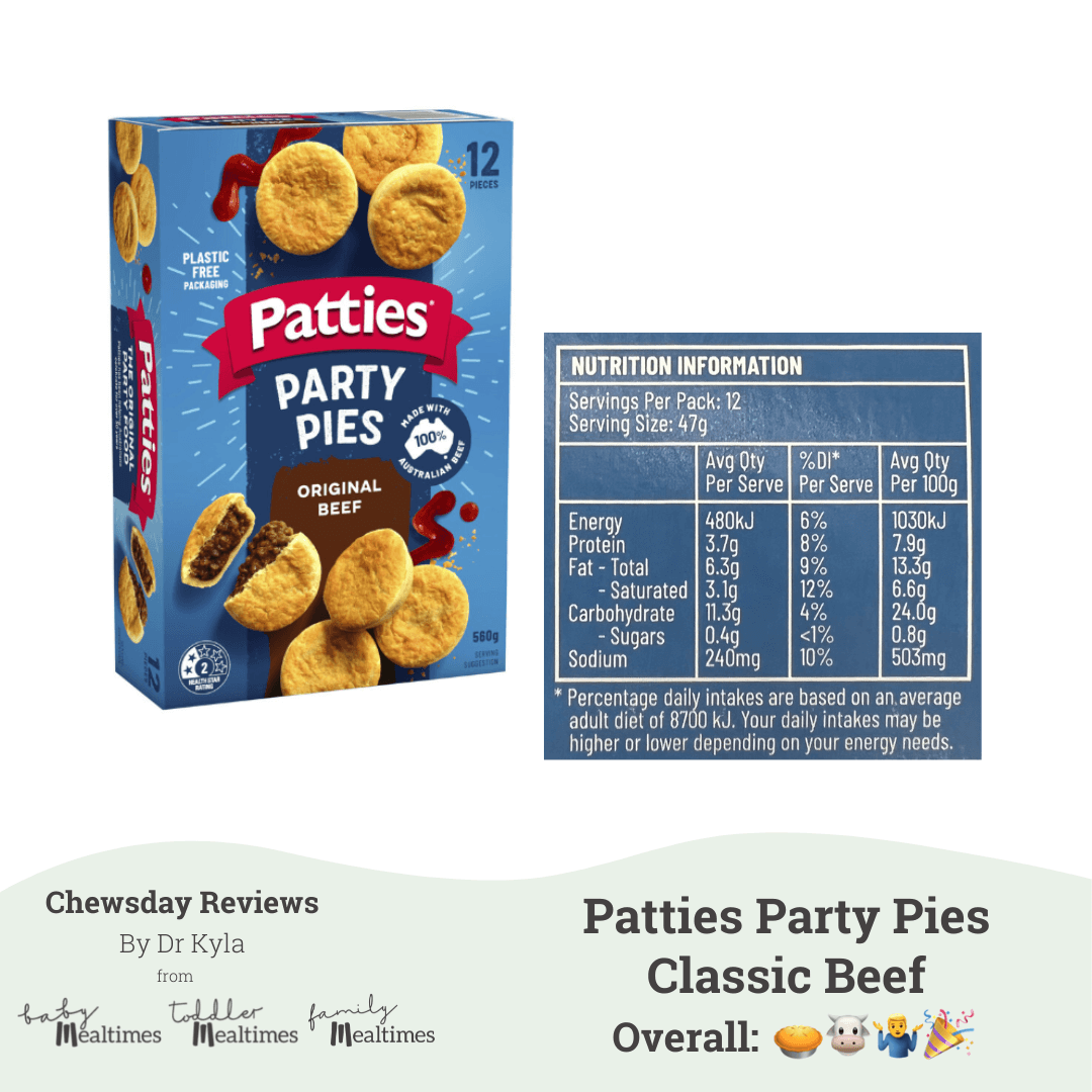 Patties Party Pies Classic Beef (small)