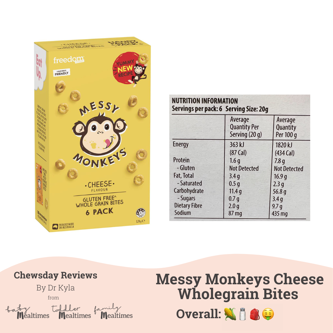 CR Messy Monkeys Cheese Bites