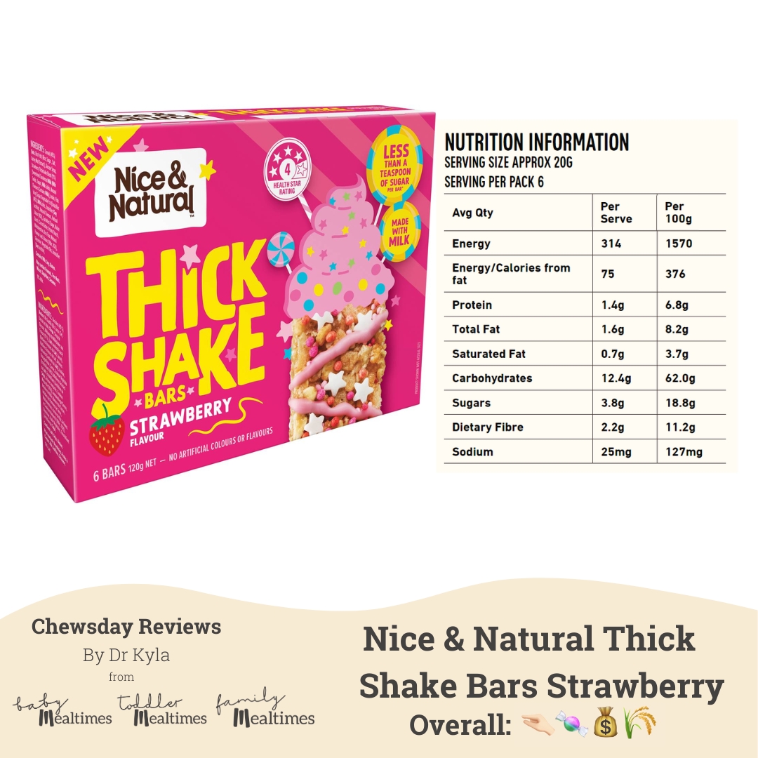 Nice & Natural Thick Shake Bars Strawberry (1)
