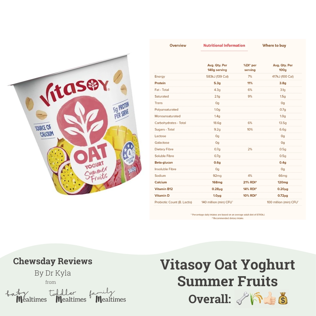 CR Vitasoy Oat Yoghurt