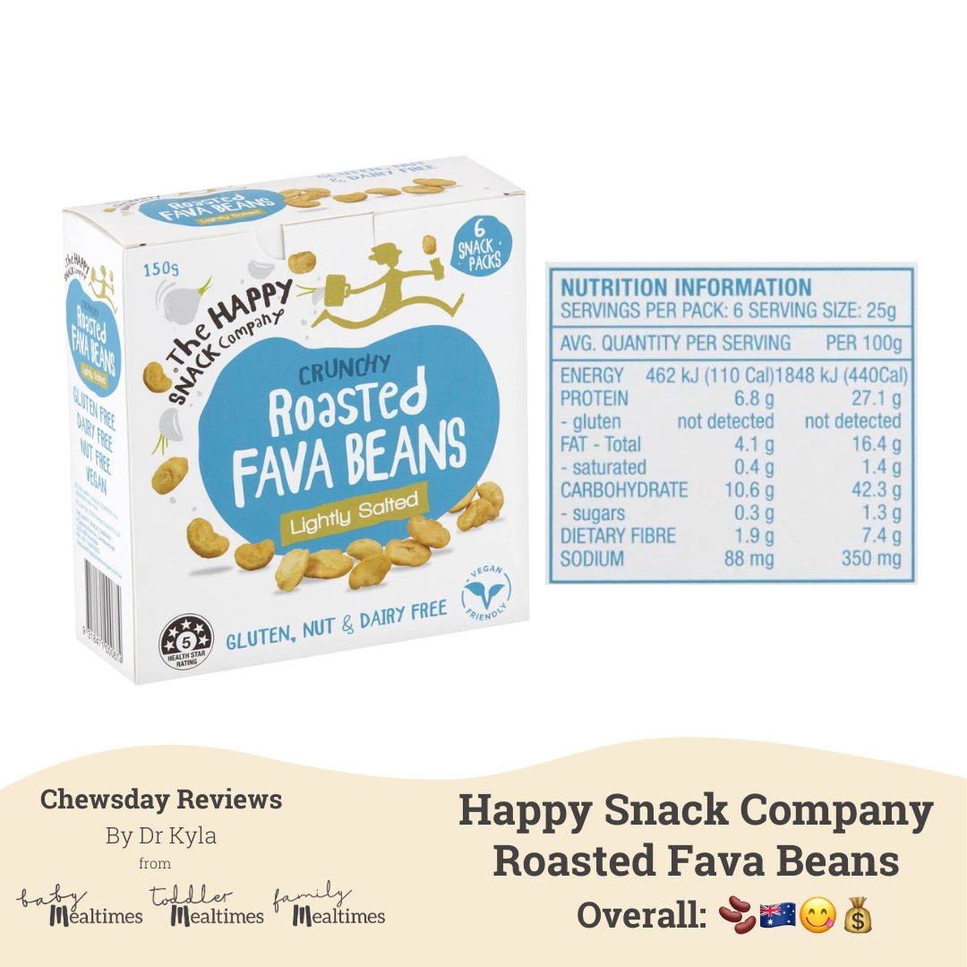 CR Happy Snack Company Roasted Fava Beans