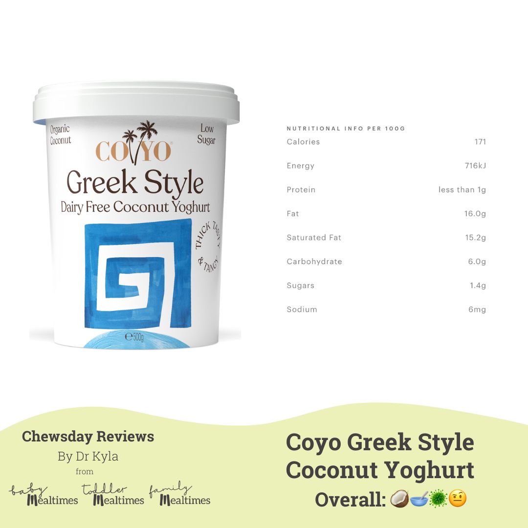 CR Coyo Greek Style Dairy Free Coconut Yoghurt