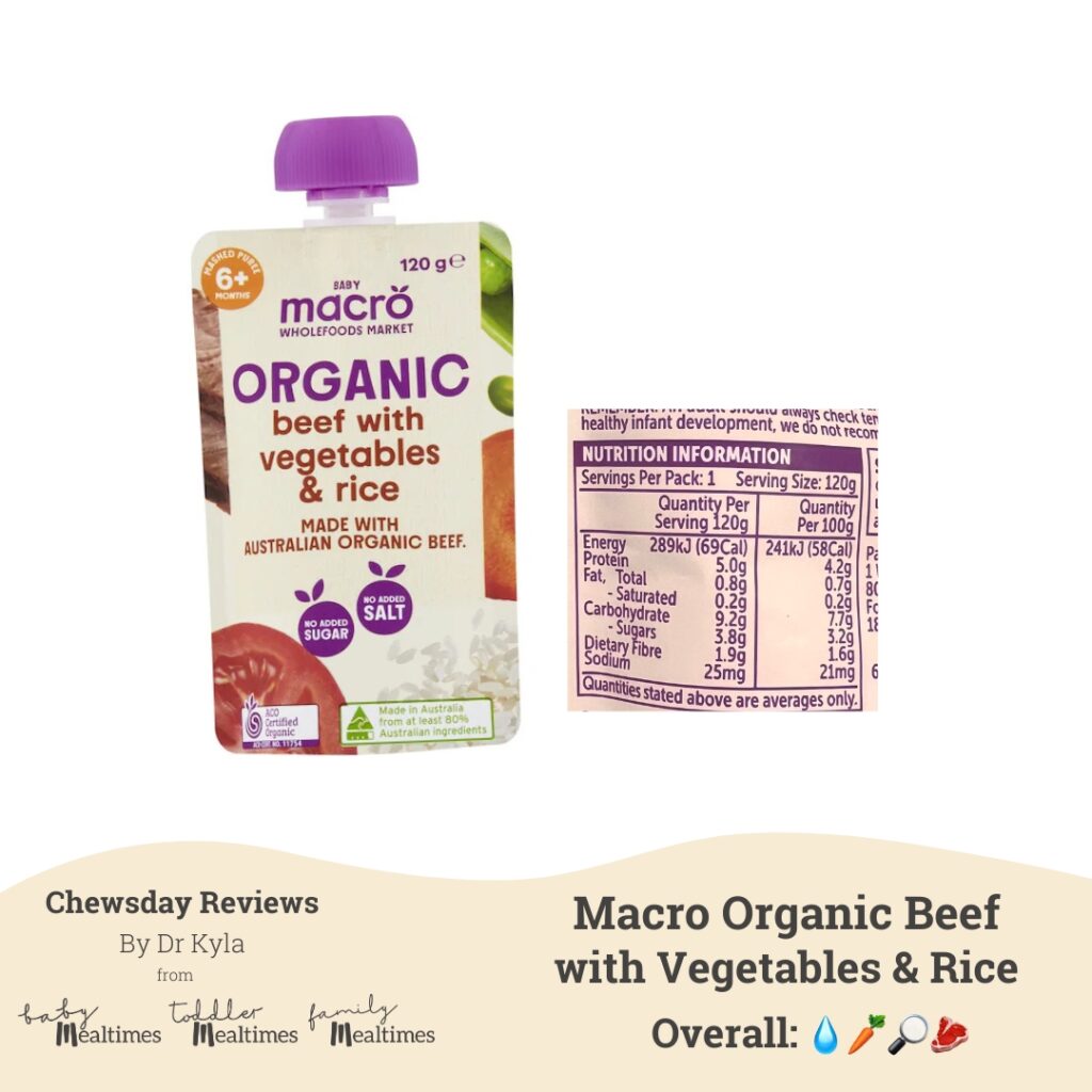 CR Macro Beef with Vegetables & Rice