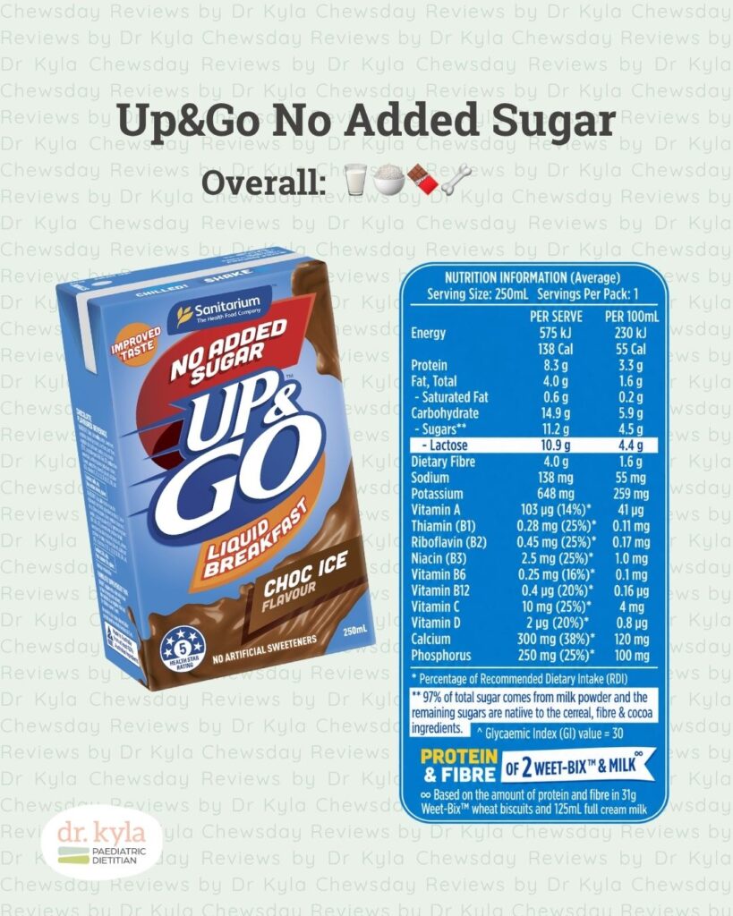 CR Up&GO No Added Sugar