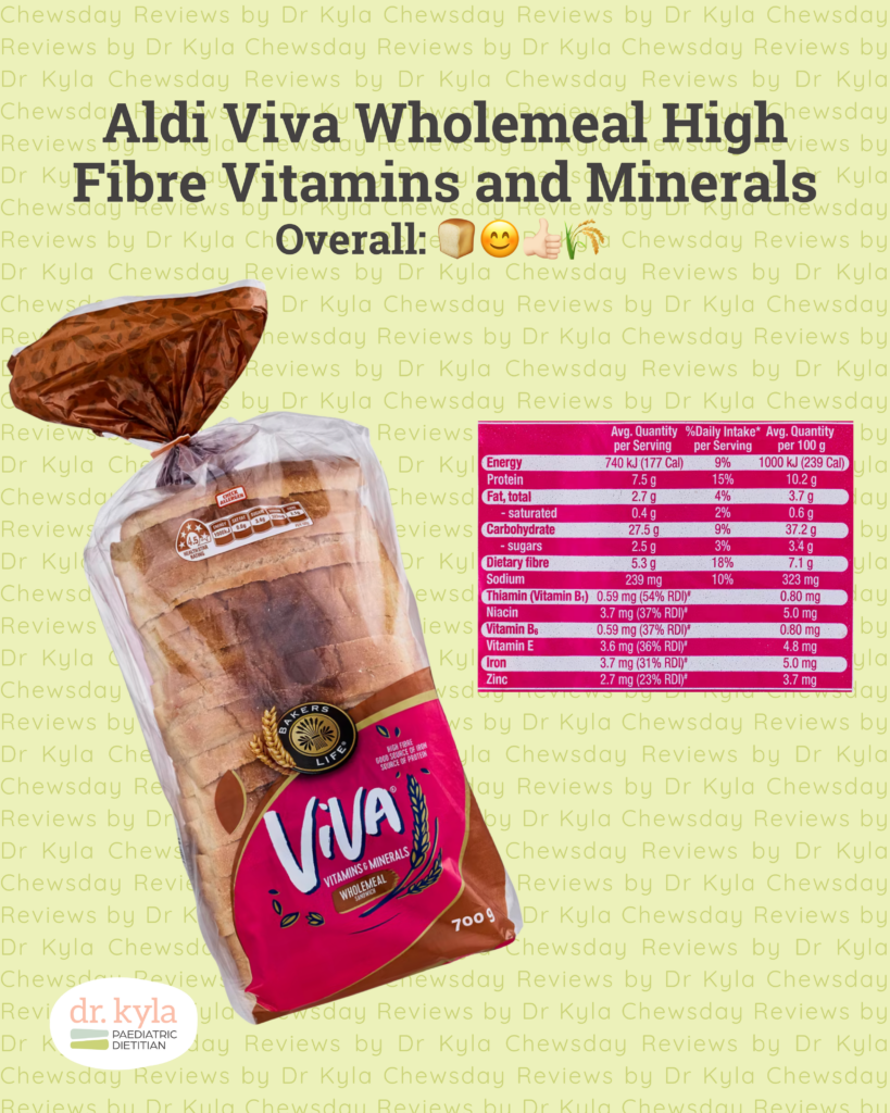 CR Aldi Viva Wholemeal High Fibre Vitamins and Minerals