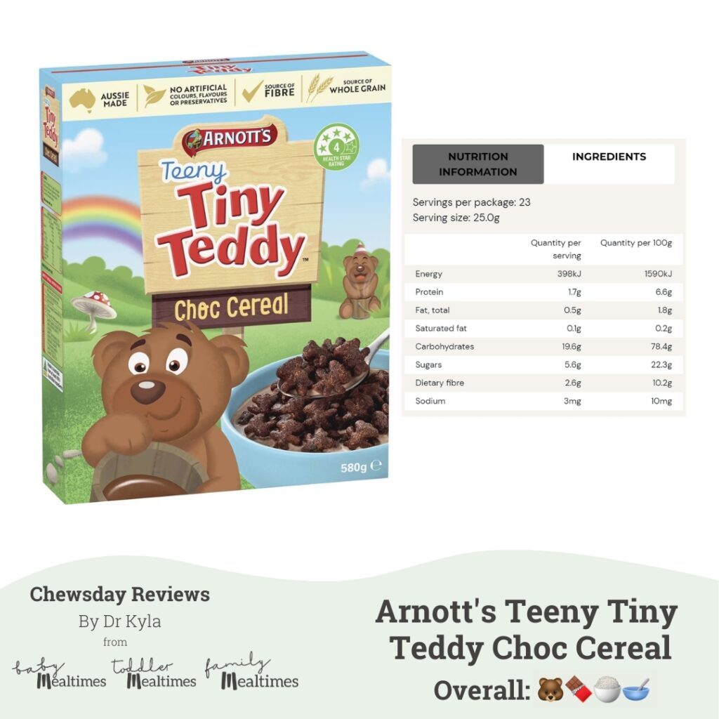 Arnott's Teeny Tiny Teddy Choc Cereal (2)