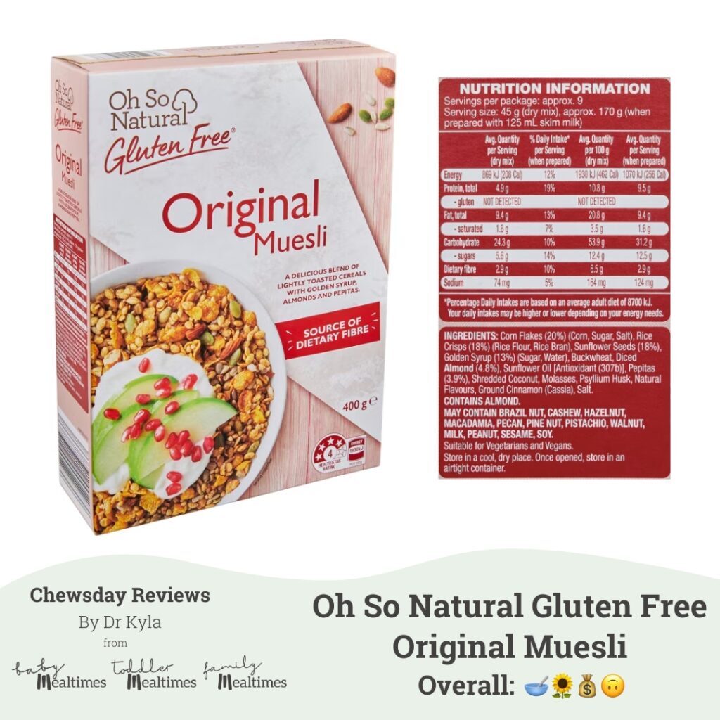 CR Aldi Oh So Natural Fruit Free Muesli (1)