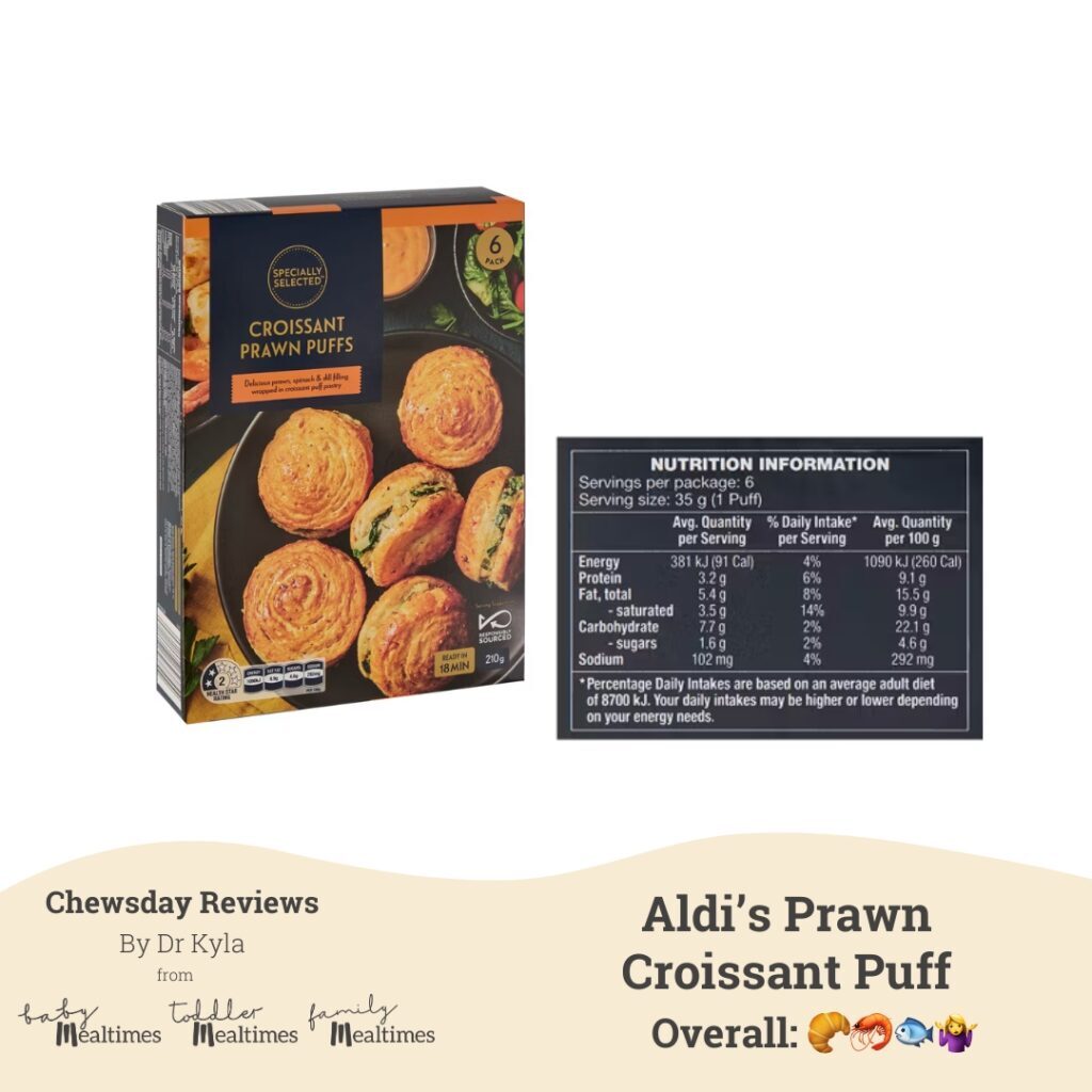 CR Aldi Prawn Croissant Puff