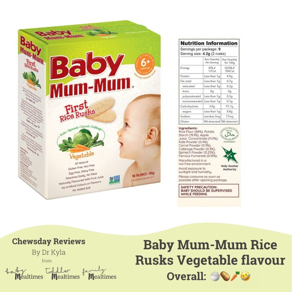CR Baby Mum-Mum rice rusks