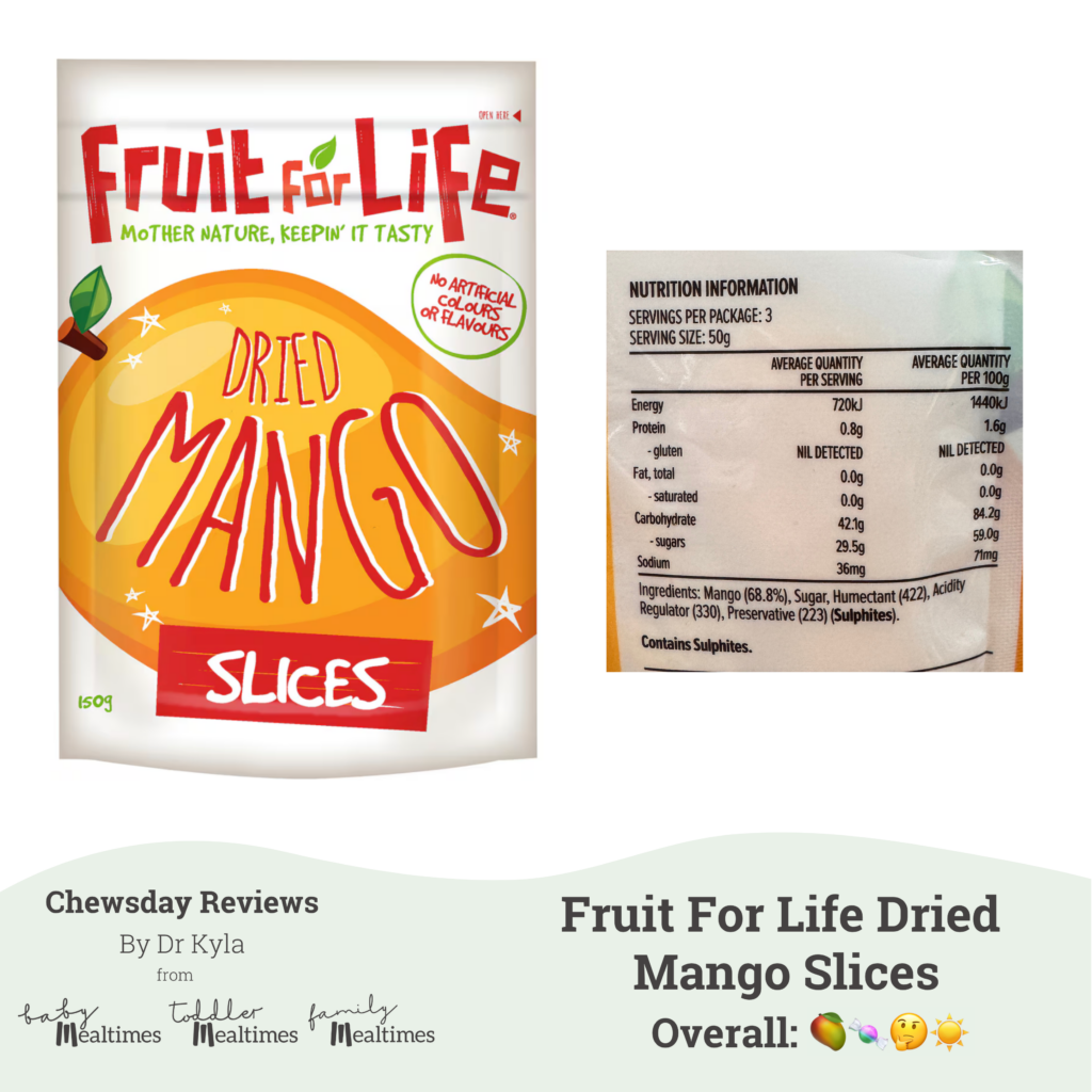 CR Fruit For Life Dried Mango Slices