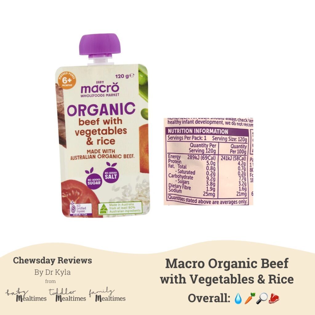 CR Macro Beef with Vegetables & Rice