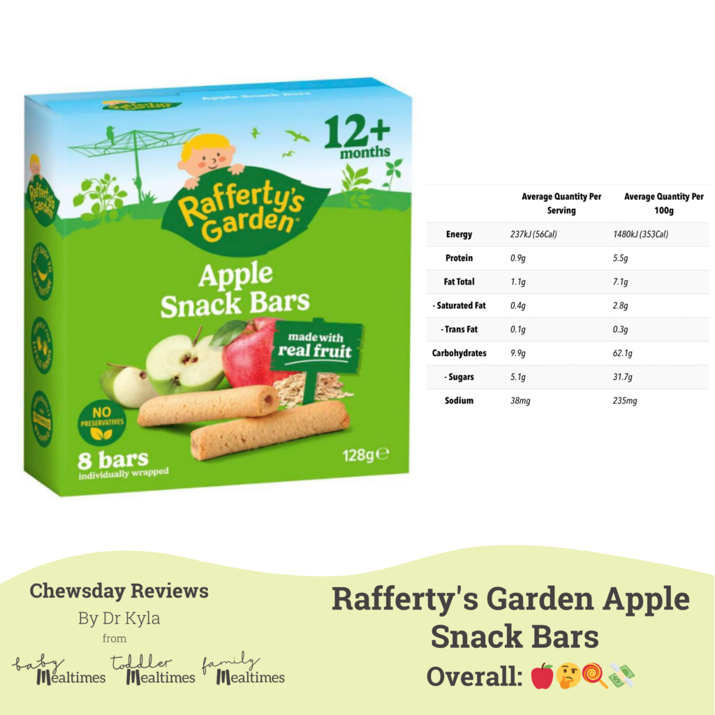 CR Rafferty's Garden Apple Snack Bars