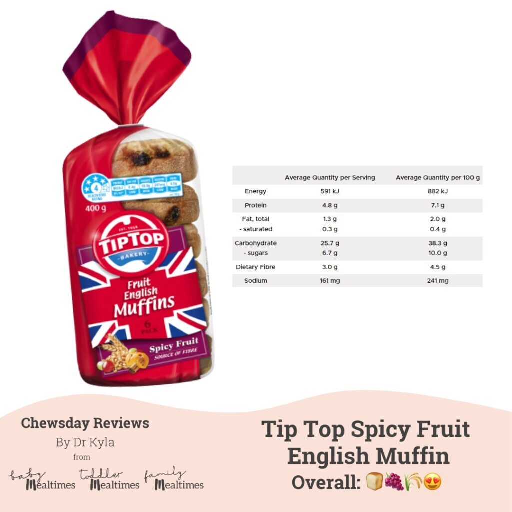 CR Tip Top Spicy Fruit English Muffin