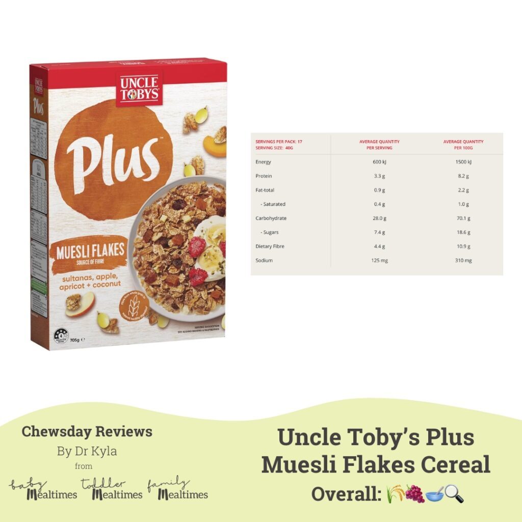 CR Uncle Toby's Plus Muesli Flakes Cereal