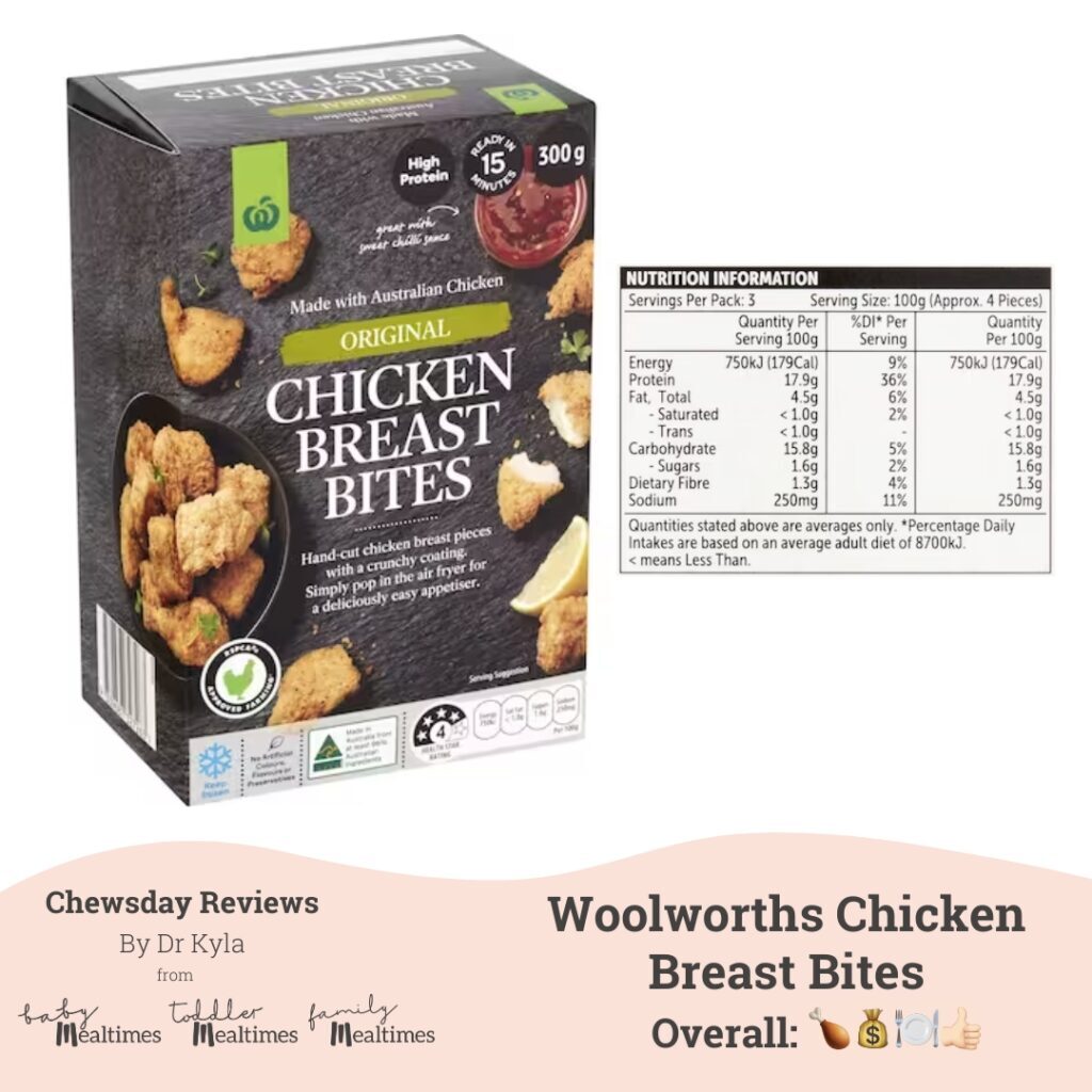 CR Woolworths Chicken Breast Bites