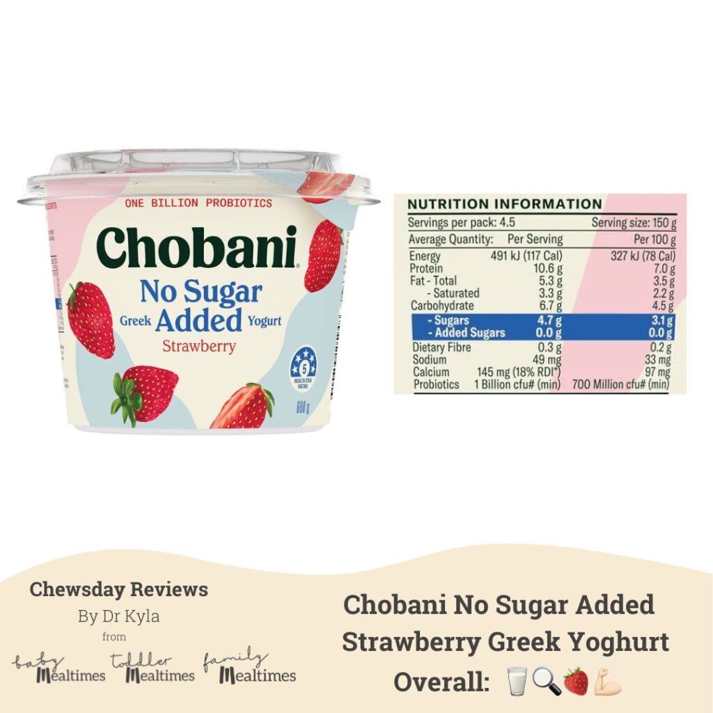 Chobani No Sugar Added Greek Yoghurt Strawberry (1)