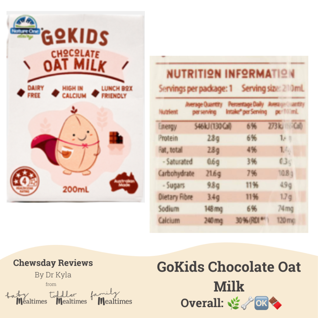 GoKids Chocolate Oat Milk